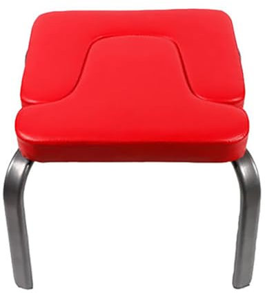 Yoga-Inversionsbank mit abnehmbarem PU-Pad Yoga-Inversionsstuhl Dickes Stahlrohr Yoga-Inversionstrainer Heim- und Fitness-Meditationsbank,Red