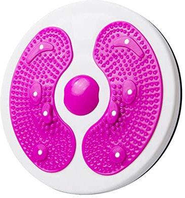 Balance-Trainingsversion, Bodybuilding, Fitness, Twist-Taillenscheibe, Gesundheitstrainer, Fitnessgeräte, Balance-Board (Rosarot)