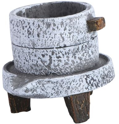 CAXUSD Zement Stein Mühle Blumentopf Natürliche Wohnkultur Größe Künstlerische Design Für