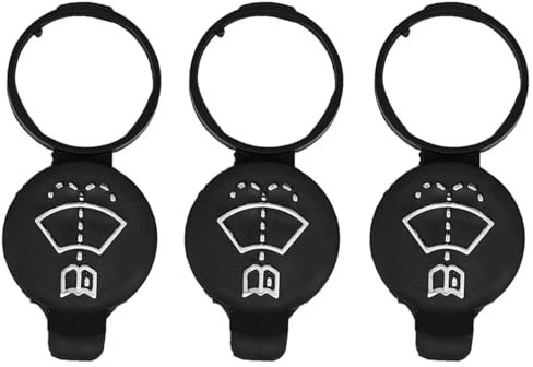 PQAWSFR Car Washer Bottle Cap Compatible With Vauxhall For Insignia 1450270 13227300 Car Windshield Wiper Washer Bottle Cap Car Wiper Spray Bottle Cap Car Accessories(3Pc)