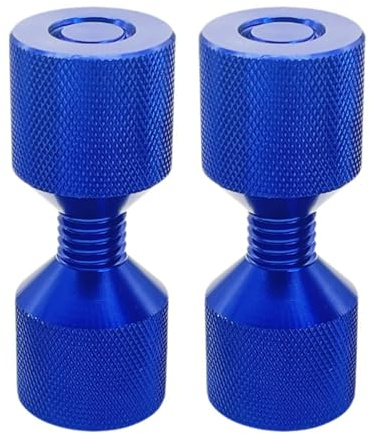 Ronyme 2 Pieces Flange Two Hole Pin Two Hole Alignment Pins Lightweight Construction Accessories O.D 1-1/8 1-1/8 Two Hole Pins Set, Blue