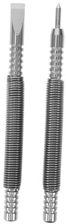 Angoily Federnagel-set – Set – Multifunktions-nageltreiber Für Holz Und Metall – Federbelastetes Stanzwerkzeug – Hammerloses Stanzset – Doppelter Nageltreiber – Federnagelwerkzeug