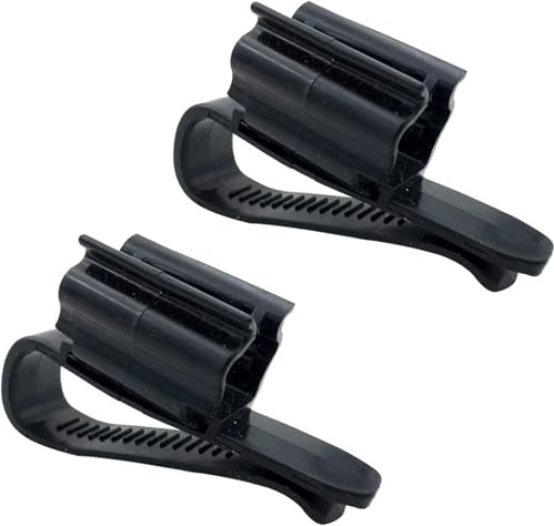 2 Pcs Black Fish Tank Mounting Clip Water Pipe Hose Holder Multifunction Adjustable Clamp for 0.31-0.62 Dia Tub Aquarium Tube Holder, Aquarium Air Pump Accessories Adjustable Fish Tank Water Clip