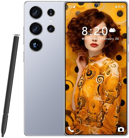 Smartphone S25 Ultra Premium 5G – 16 Go 1 to, écran 7,3 HD 1440p, Double caméra 108 Mpx et 72 Mpx, Snapdragon 8Gen 3, Charge Rapide 8 000 mAh, Android 14 débloqué,Tianium Blue-1TB