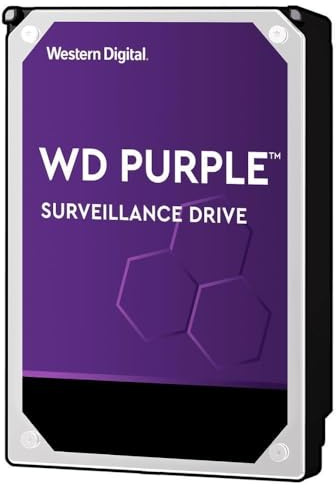 Western Di gital WD64PURZ SATA, disco duro de vigilancia púrpura de 6 TB, 8.9 cm, 6 Gb/S/256M