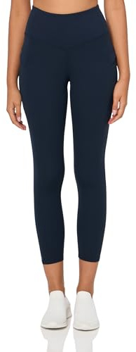 Danskin Women's Performance Sleek Pocket Ankle Legging, Neo Navy, X-Small