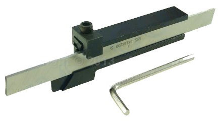 KATSU Portautensili da Taglio Tornitura Troncatura per Mini Tornio con 5 Lame HSS 3x6x200mm per Fresatura CNC Semi-finitura e Lavorazione di Finitura 11110533