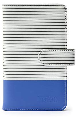 instax La Porta - mini album fotografico a righe, Blu cobalto., full colour carton