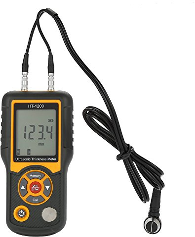 HT-1200 Jauge D Épaisseur À Ultrasons Outil De Mesure Numérique LCD Gamme 3 À 225 Mm Résolution 0 1 Mm Pour Métal Plastique Céramique Verre