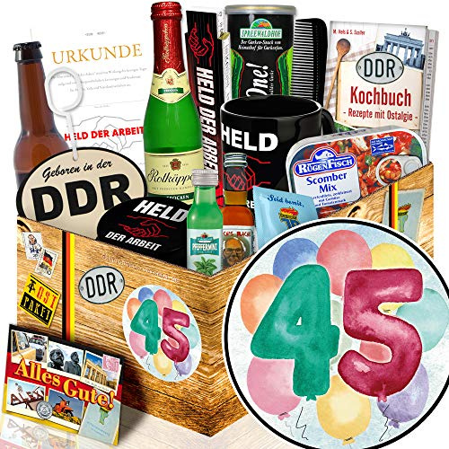 Geschenk zum 45. / Geschenke zum 45. Geburtstag/Männer Ostpaket