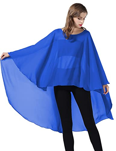 BEAUTELICATE Stola Damen Chiffon Schal Umschlagtücher Cape Elegant für Festlich Hochzeit Brautkleid Abendkleid