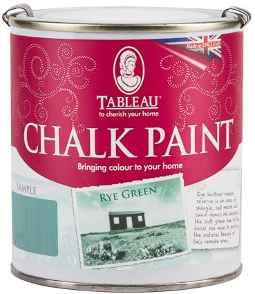 Tableau Pintura de tiza Shabby Chic - Pintura de tiza (500 ml), color verde centeno