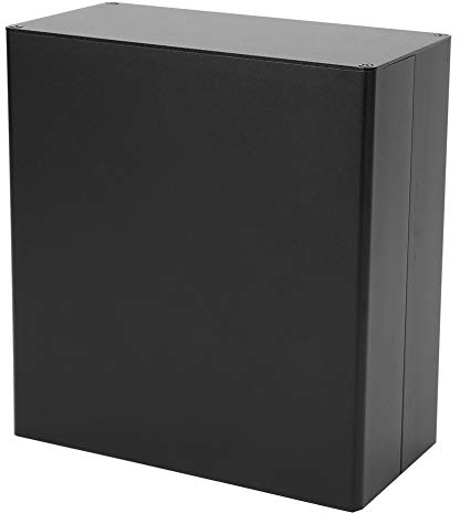 DIY Aluminum Project Box, Waterproof Enclosure for Power Junction Box, 80x160x170mm/3.1x6.3x6.7in, Matte Black