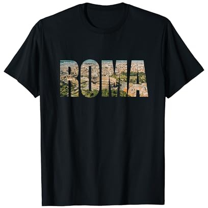 Roma Rome Italie Italia Urban Skyline Photographie Police T-Shirt