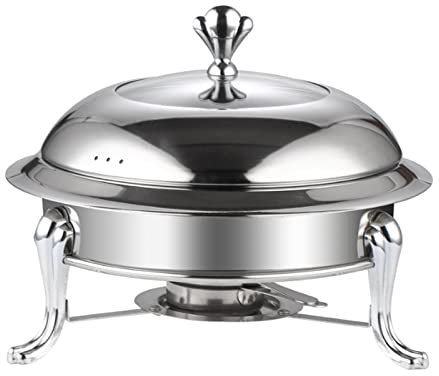 Camping Cookware Set, Camping Spirit Cooker With Pot, Portable Alcohol Stove, Camping Spirit Cooker Stove for Indoor Use,Silver-24cm