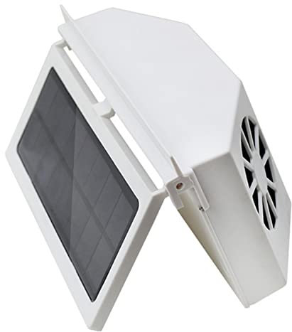 CIYODO Car Cooling Accessories Solar Powered Exhaust Fan Three Vents Efficient Airflow for Odour Removal Lightweight Portable Design for Vent Window Cars