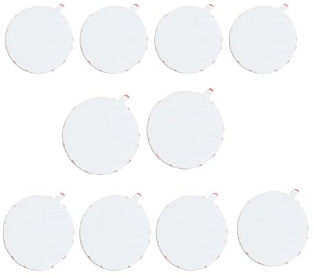 Hergestellt mit 4950 doppelseitiges Klebeband Klebestreifen Klebepads Extra stark Schwerlast Acrylschaumband Hochleistungsklebeband Montageband, Innen-Außenbereich (10 Stück, 80mm diameter)
