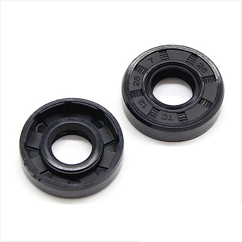 rondelle d'étanchéité 2 pièces joint d'huile d'arbre NBR recouvert de Nitrile Double lèvre avec ressort jarretière TC-16*21*22*23*24*25*26*27*28*29*30*32*35*40*42*4/5/6/ 7/8/9/10 lèvre de joint ( Size