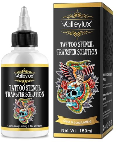 Tattoo Stencil Transfer Gel 150ml, Safe and Long-Lasting Professional Tattoo Transfer Cream Gel for Paper Sticker Accessories