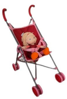 HABA Puppenbuggy Jule 303815 und Puppe Annelie im Set