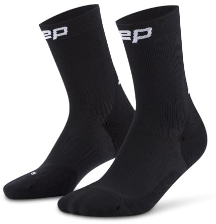CEP 5.0 Mid Cut – Kurze Laufsocken für Herren – Laufsocken mit Kompression für mehr Stabilität und Blasenschutz und blasenfreies Laufen – Hochwertige Running Socks für optimale Durchblutung
