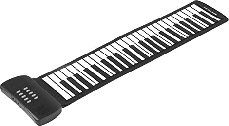 Piano da Tastiera, Piano Roll Up 49 Chiavi Roll -Up Piano con 16 Toni e 6 Demo per Pianoforte per Principianti (PM49)