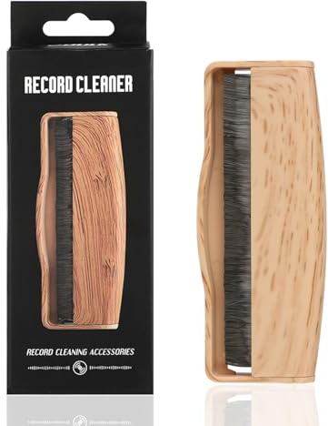 Spazzola Professionale in Fibra di Carbonio per Dischi Vinile – Pulizia Antistatica per Tutti i Lettori di Dischi – Accessorio Vinile