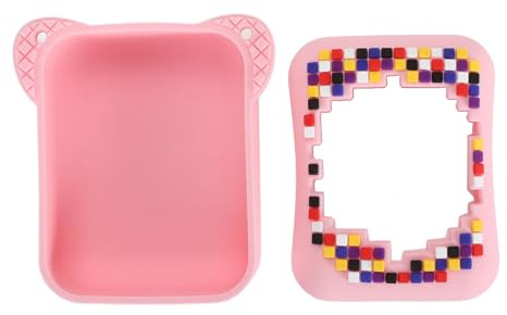 Brrnoo , Magicals Digital Pet Magicals Interactive Digital Pet avec Lanière Housse en Silicone Résistante aux Rayures pour Animaux de Compagnie électroniques Sac de Rangement de Voyage pour (Pink)