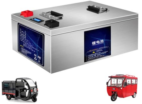 HJGHY Batería LiFePO4 de 60V 72V 60Ah 100Ah para Motocicleta y ciclomotor