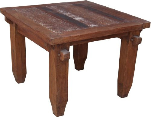 GURU SHOP Kaffeetisch Antik - Modell 5, 41x60x60 cm