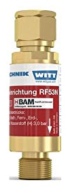 Witt Sicherheitseinrichtung TYP RF 53 N G 1/4Zoll RH O2,Druckluft,n.brennbare Gase
