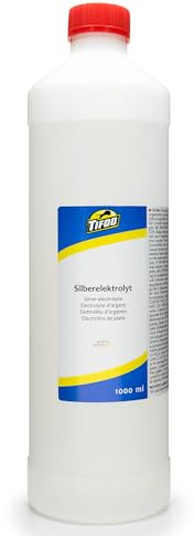 Électrolyte d'argent (1000 ml) – Electrolyte d'argent pour la galvanisation - argenter soi-même, argenture, argent