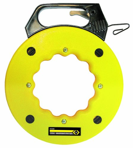 C.K Acier à Ressort Flexible 15m Tire Fil Electrique Kit Rétractable, Aiguille Tire Fils Electricien Fort, Baguette Tire Cable Rod, Baguettes Passe Cable, Guide Câble de Fil Tirant, CK 495008