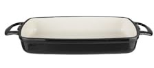 Vogue gh323 plato Rectangular, hierro fundido, negro