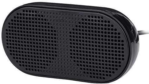 Bewinner Altavoz con Cable USB, Fuente de Alimentación Mini Cable Integrada &Altavoz de Graves Pesados con Dos Altavoces Incorporados