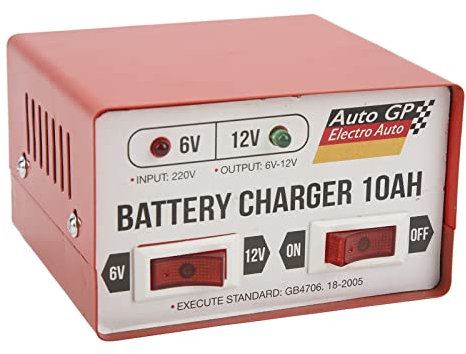 Mainteneur de batterie de voiture, prise UE rouge 110-220V chargeur de batterie intelligent ignifuge pour tondeuses à gazon pour camions SUV motos pour AGM GEL SLA