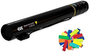 EUTOPICA Cañón Confeti Eléctrico 50 cm (Multicolor) | 24/48H laborables | #DeLosBuenos
