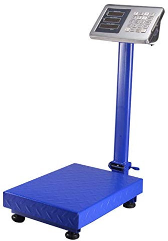Balance électronique à capteur de haute précision - Affichage LED Grandes balances industrielles étanches Plate-forme d'évaluation de magasin pliable Balance en acier inoxydable Balances de