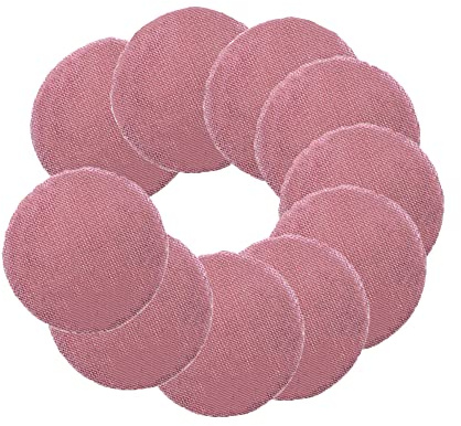 10 dischi abrasivi da 75 mm a grana 240, dischi abrasivi da 3 pollici con gancio e anello, dischi abrasivi anti-bloccaggio senza polvere per pavimenti in legno