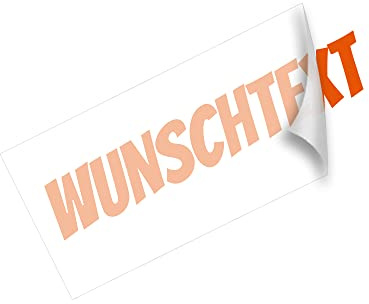 Generisch TEXTE AUTOBESCHRIFTUNG SELBST GESTALTEN Aufkleber SELBER ENTWERFEN individuell ab 10cm bis 100cm