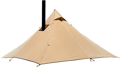 TROONZ Heiße Zelte für Camping, Campingzelte und -unterstände - Robustes Trekking-Familienzelt, regensicherer Unterstand | Ultraleichtes Kuppel-Campingzelt, atmungsaktive Tipi-Warmzelte