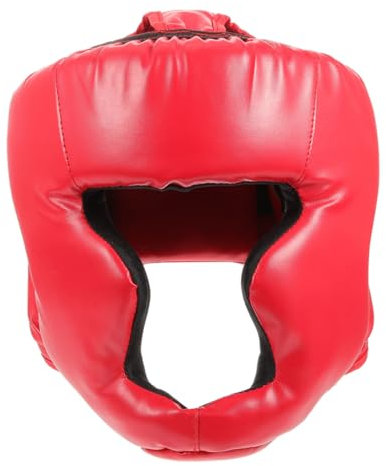 Milisten Boxschutz Helm Aus Leder Für Boxen Und Wrestling Mit Schaumstoffpolsterung Für Atmungsaktivität Und Komfort Ergonomisches Design Für Sicheren Kopfschutz
