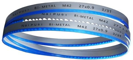 For Schneiden von Metallbandsäge Blad 2908-3810 mmx 27 mm x 0,9 mm Bi-Metal-Bandsäge Blade(5 and 8 tpi,6100mm)