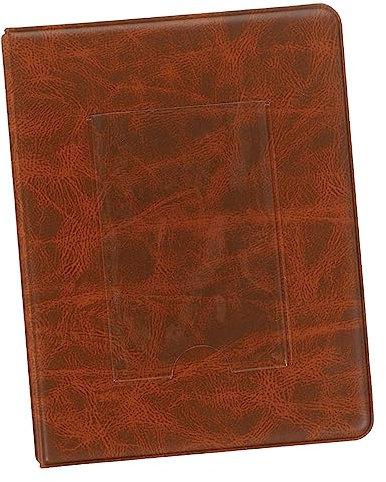 MUSISALY ，，3，， Fotohalter zum selber basteln Familien Fotoalbum kleines Fotobuch Familienfoto scrabbook scrabook decor Album für Fotos Fotoalbum selber machen PVC Brown