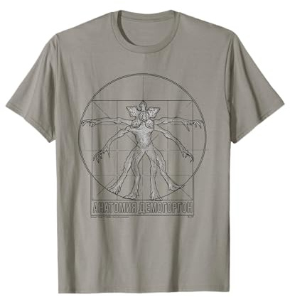 Stranger Things : Demogorgon vitruvien T-Shirt