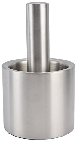 Fydun Mortar le Dual-Struktur-Design, Glänzende Textur, Praktisch, Geräuschlos, Reinigbar, Küchenmühle für Lebensmittel für Familien