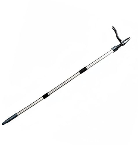 YWBL-WH Ajustable de 44 Pulgadas Puller de Maleza, 4 Herramienta de Maleza de Mano de Garra para Jardín, Césped, Patio