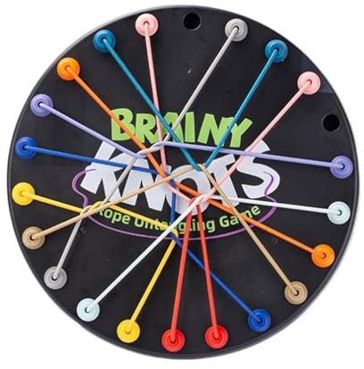 DSOUWEH Emozionante Gioco di Puzzle per la Formazione delle capacità Cognitive, Lo Sviluppo del Pensiero Logico, Il Gioco della Corda ABS Rope Breaking Challenge