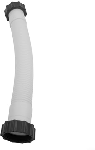 Tubo di collegamento per pompa filtro piscina, lunghezza 40,6 cm, in polietilene flessibile, pezzo di ricambio, compatibile con sistemi di filtraggio a sabbia da 3,8 cm (1 confezione)