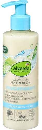 alverde NATURKOSMETIK Lait hydratant à l'aloe vera et à l'acide hyaluronique, 200 ml